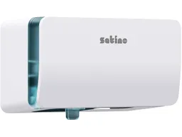 Satino Satino Doppelrollen-Toilettenpapier-Spender "HYGINITY" Kleinrollen, weiß – Produktbild 1 von 1