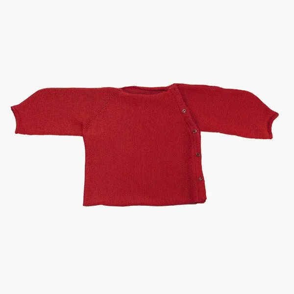 vincente Schlüttli Babystrickjacke, Rot, – Produktbild 2 von 2