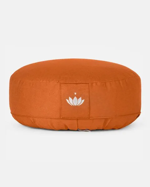 Lotuscrafts Lotuscrafts Meditationskissen Extra Niedrig - Sitzhöhe 10cm, Kurkuma, – Produktbild 3 von 4