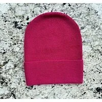 TINKU -Celebrating Bolivian Heritage TINKU -Celebrating Bolivian Heritage 100% Baby Alpaka Beanie Mütze (ILLIMANI) aus Bolivien (Handgestrickt), Pink, – Produktbild 1 von 1