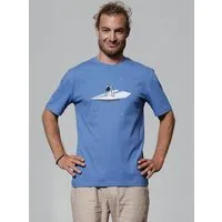 watapparel watapparel T-Shirt Unisex Fly me to the moon, Bright blue, – Produktbild 1 von 1
