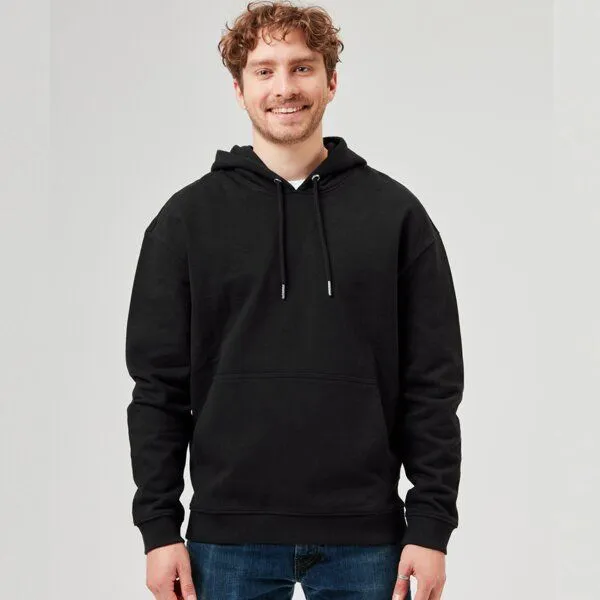 COREBASE COREBASE Hoodie / Kapuzenpullover / 100% Bio-Baumwolle, Schwarz, – Produktbild 3 von 4