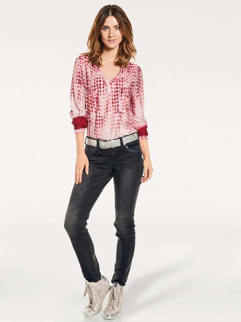 heine Röhrenjeans, Black stone, – Produktbild 1 von 2