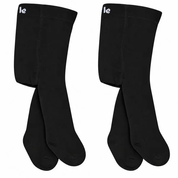 bistyle bistyle Baby Strumpfhose 2er-Pack GOTS-zertifiziert, Schwarz schwarz, – Produktbild 1 von 2