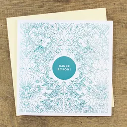 Bow & Hummingbird Bow & Hummingbird Grußkarte Dankeschön – Produktbild 1 von 1
