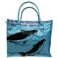 Beadbags Beadbags Einkaufstasche Ri94 recycelter Reissack, Hellblau, – Produktbild 1 von 1
