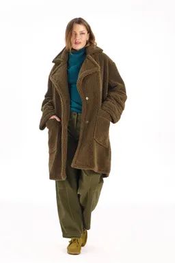 KOMODO KOMODO Damen vegan Trenchcoat Domini Olive – Produktbild 1 von 1