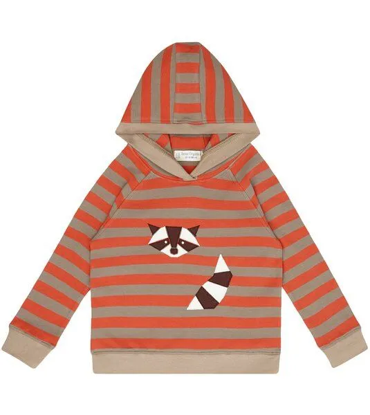 Sense Organics & friends in cooperation with GARY MASH Sense Organics & friends in cooperation with GARY MASH Kinder Hoodie mit Waschbär – Produktbild 1 von 3