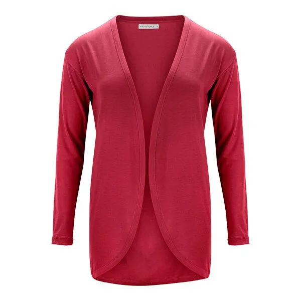 NATIVE SOULS NATIVE SOULS Lyocell Cardigan Damen, Dark red, – Produktbild 1 von 1
