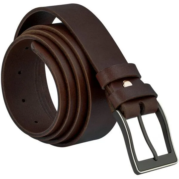 Simaru Simaru Ledergürtel MONTPELLIER 35mm / Leder pflanzlich gegerbt-EU, Braun, – Produktbild 1 von 4