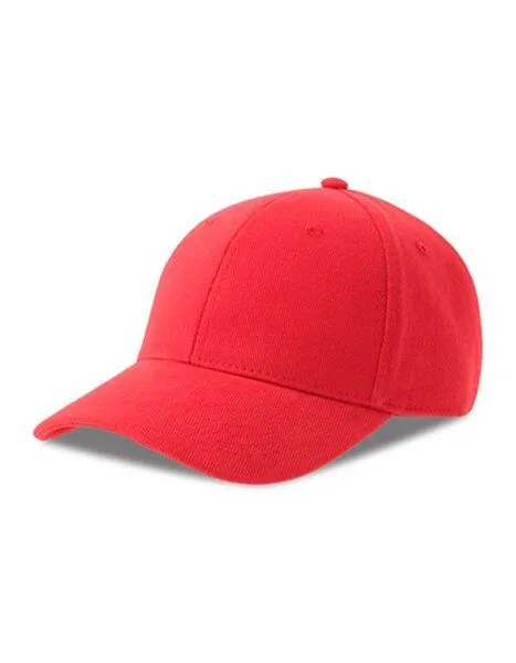 Atlantis Headwear Atlantis Headwear Damen / Herren Cap mit Metallverschluss 1-farbig One Size, Rot, – Produktbild 1 von 2