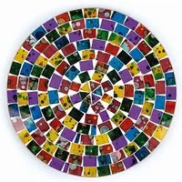 El Puente El Puente Topfuntersetzer "Regenbogen" | Fair Trade & Handmade aus Indonesien – Produktbild 1 von 1