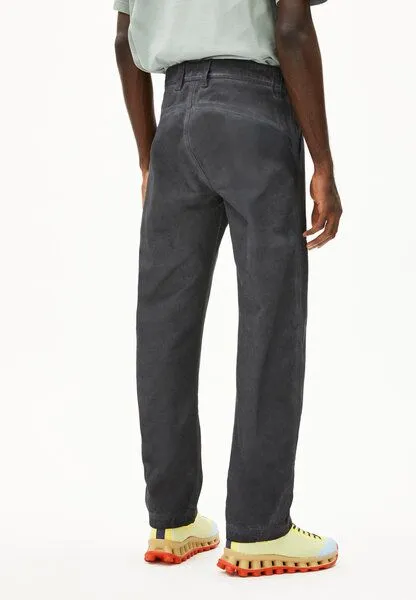 ARMEDANGELS ARMEDANGELS AALBERT Herren Webhose aus Bio-Baumwolle, Dark steel, – Produktbild 2 von 4