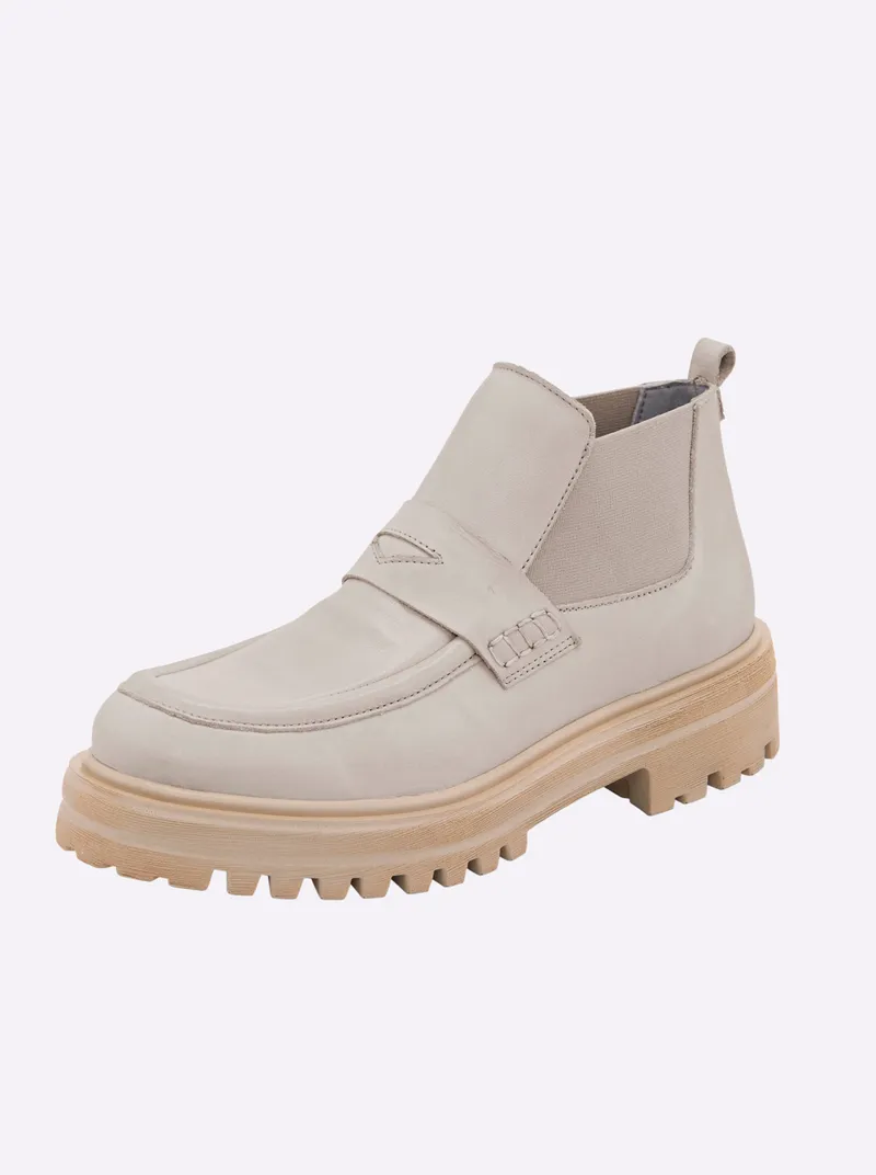 heine Stiefelette ecru, Ecru, – Produktbild 1 von 3