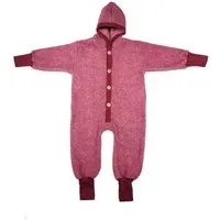 Cosilana Cosilana Kleinkinder Fleece Overall kbT Schurwolle Bio Baumwolle, Weinrot melange, – Produktbild 1 von 1