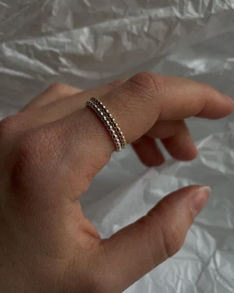 noemvri fashion label noemvri fashion label Kugelring, Silber, – Produktbild 1 von 4
