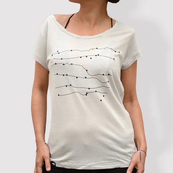 little kiwi little kiwi Damen T-Shirt, "Sonate", Opal – Produktbild 1 von 4