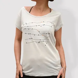 little kiwi little kiwi Damen T-Shirt, "Sonate", Opal – Produktbild 1 von 1