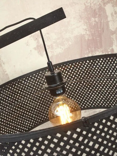 GOOD&MOJO GOOD&MOJO Stehlampe Java L 50x22, Schwarz, – Produktbild 3 von 4