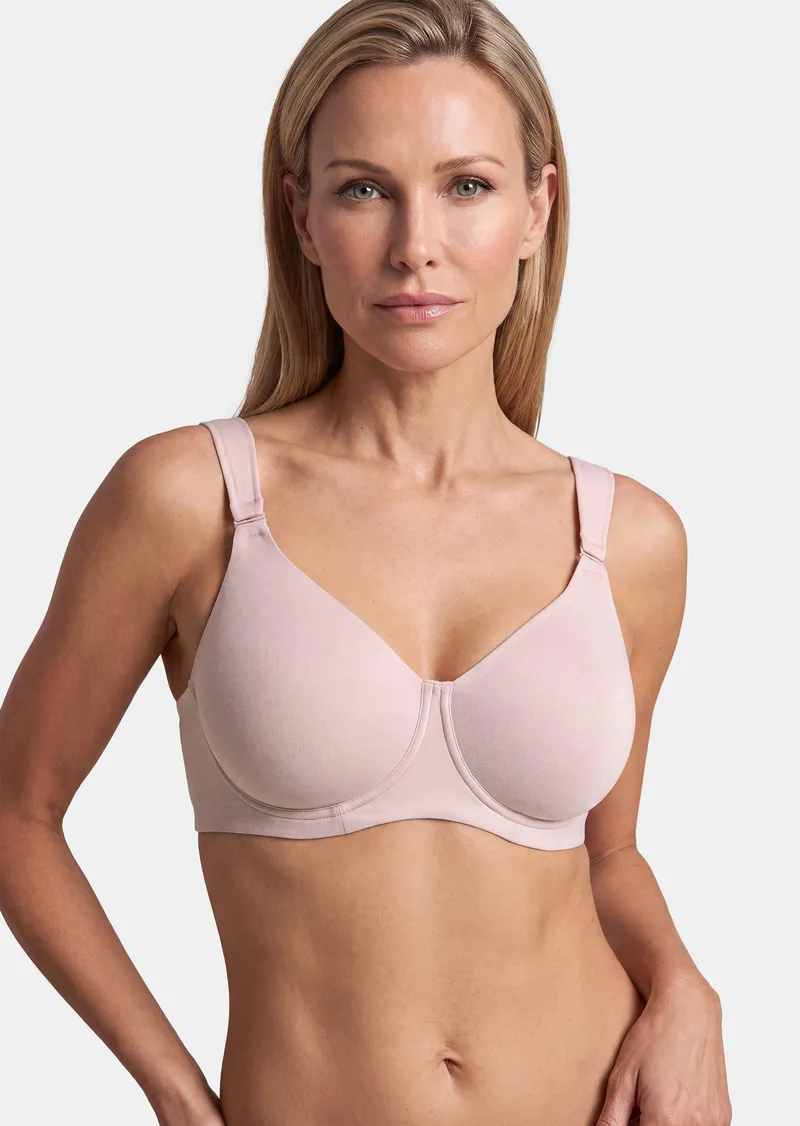 Miss Mary T-Shirt-BH mit Bio-Baumwolle - rosé - Gr. 90 C von Goldner Fashion, Rosa, – Produktbild 1 von 3