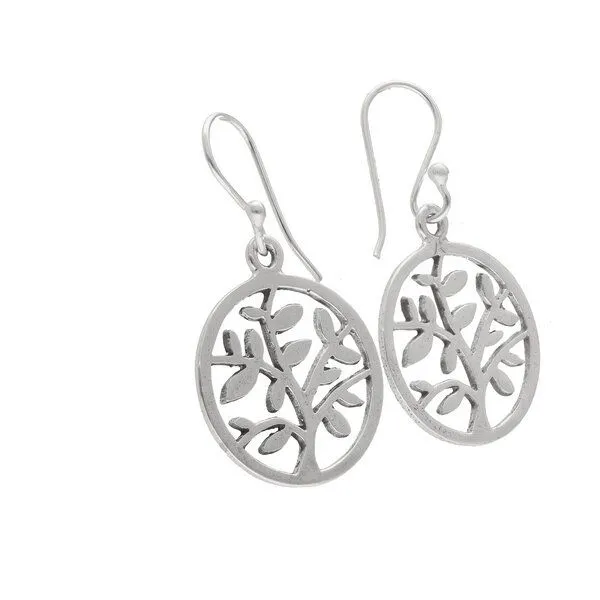 pakilia pakilia Silber Ohrringe Baum fein Fair-Trade und handmade – Produktbild 3 von 4