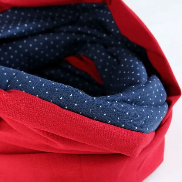Gary Mash GARY MASH Strick-Jacquard Loop Navy-Rot, Blau, – Produktbild 2 von 2
