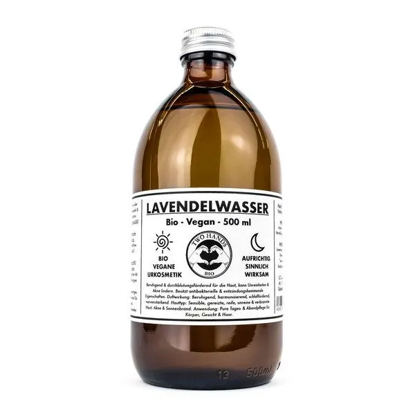 Two Hands BIO Two Hands BIO Lavendelwasser - Bio - Vegan - 500 ml – Produktbild 1 von 1