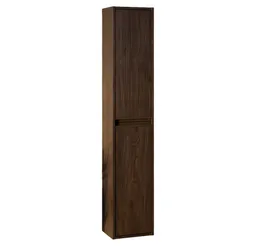 Lomadox Hochschrank VERZUOLO-56-WALNUT 30 cm breit in Walnuss, wandhängend – Produktbild 1 von 1