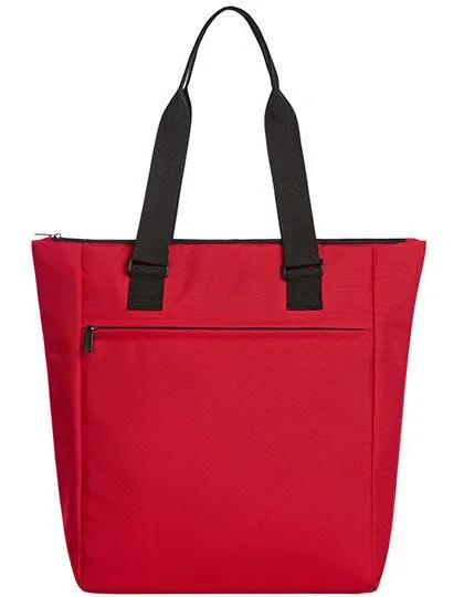 Halfar Halfar Einkaufstasche/Kühltasche aus recyceltem Polyester 33 x 40 x 15 cm, Rot, – Produktbild 1 von 1