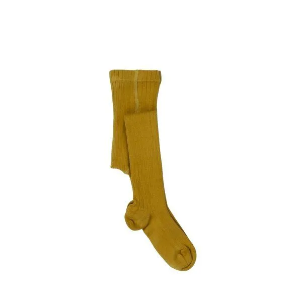 Walkiddy Strumpfhose Senfgelb Uni Bio-Baumwolle GOTS – Walkiddy – Produktbild 1 von 1