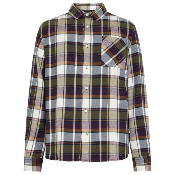 KnowledgeCotton Apparel KnowledgeCotton Apparel Kariertes Flanell-Hemd, Blue check, – Produktbild 1 von 4