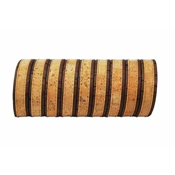Kork-Deko Kork-Deko Band aus Kork flach beige 14mm breit mit braunem Rand – Produktbild 2 von 8