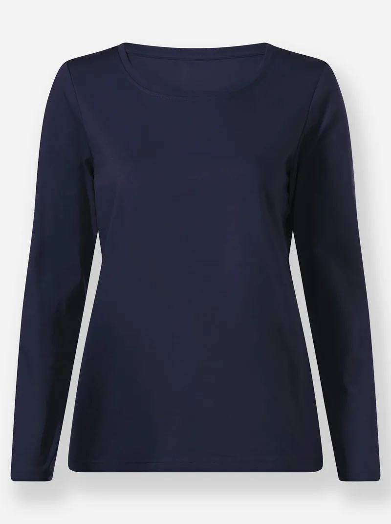 Witt Rundhalsshirt marine, Marine, – Produktbild 1 von 2