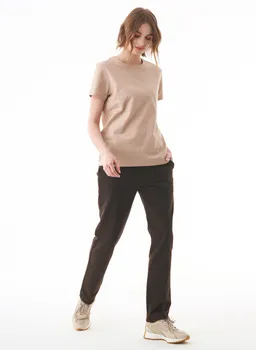 ORGANICATION ORGANICATION Damen vegan Jogginghose Bio-Baumwolle Espresso – Produktbild 1 von 1