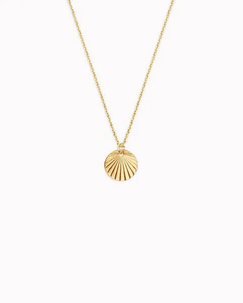 lille mus lille mus Kette 'Sonne' 925 Silber, Gold, – Produktbild 3 von 3