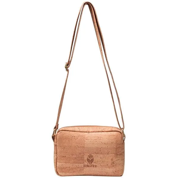 Simaru Simaru Handtasche aus Naturkork, Beige, – Produktbild 2 von 3