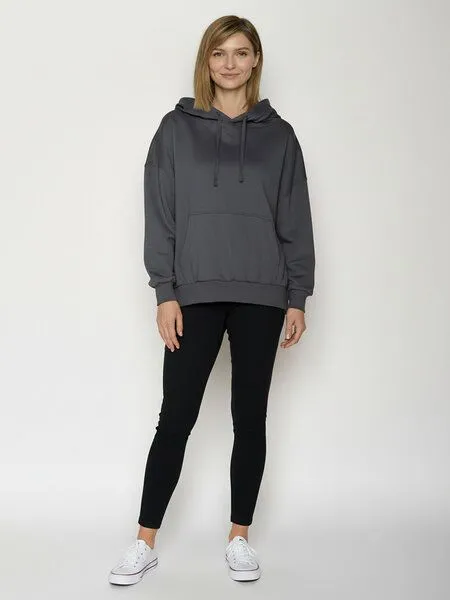 GreenBomb GreenBomb Flower Bouquet Mello - Hoodie aus Bio-Baumwolle, Grau (gravel), – Produktbild 4 von 4