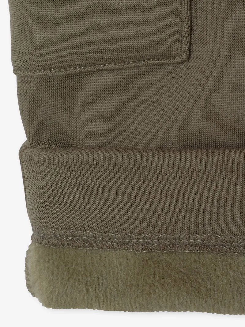 Vertbaudet Sweathose gefüttert Baby, Olivgrün, – Produktbild 3 von 3