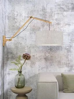 GOOD&MOJO GOOD&MOJO Wandlampe Andes L Naturel – Produktbild 1 von 1