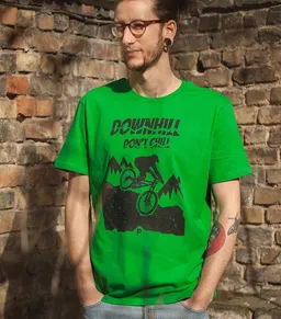 päfjes päfjes Downhill don’t chill - Fair Wear Männer T-Shirt - FreshGreen – Produktbild 1 von 1