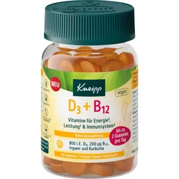 Kneipp Kneipp D3 + B12 Orange-Ingwer-Geschmack 30 St – Produktbild 1 von 1