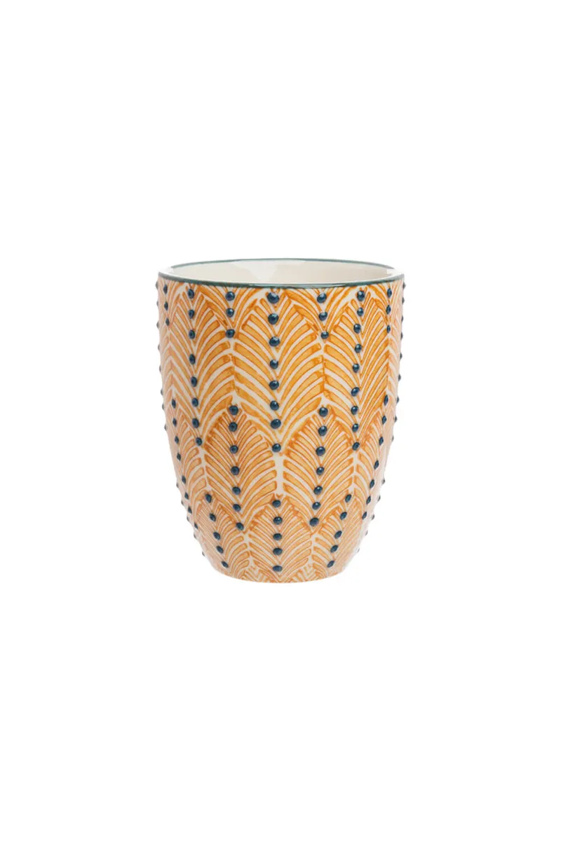 Tranquillo Becher MIIX'N'MATCH Orange – Steinzeug - orange – Produktbild 1 von 2