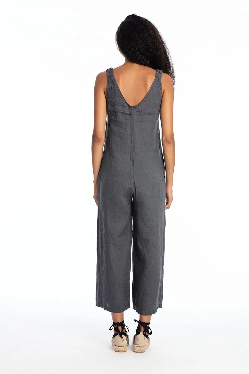 RAVENS VIEW IBIZA RAVENS VIEW IBIZA Damen vegan Jumpsuit Menorca Lava Blau, Dunkelblau, – Produktbild 2 von 2