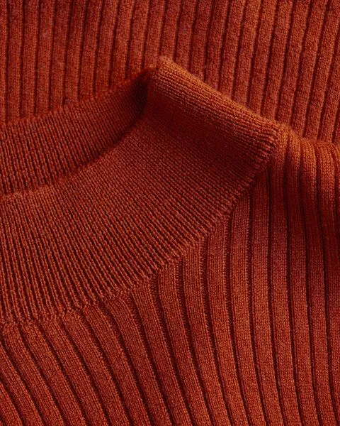 Rotholz Rotholz gestricktes Singlet Merinowolle, Rot, – Produktbild 4 von 4