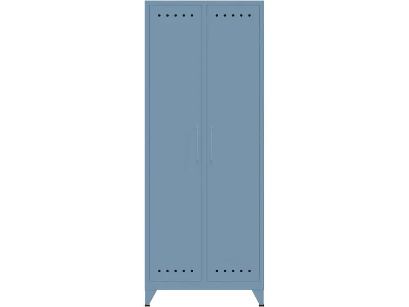 Bisley Bisley Kleiderschrank "Fern" 1 Fachboden, Kleiderstange, Blau, – Produktbild 1 von 1