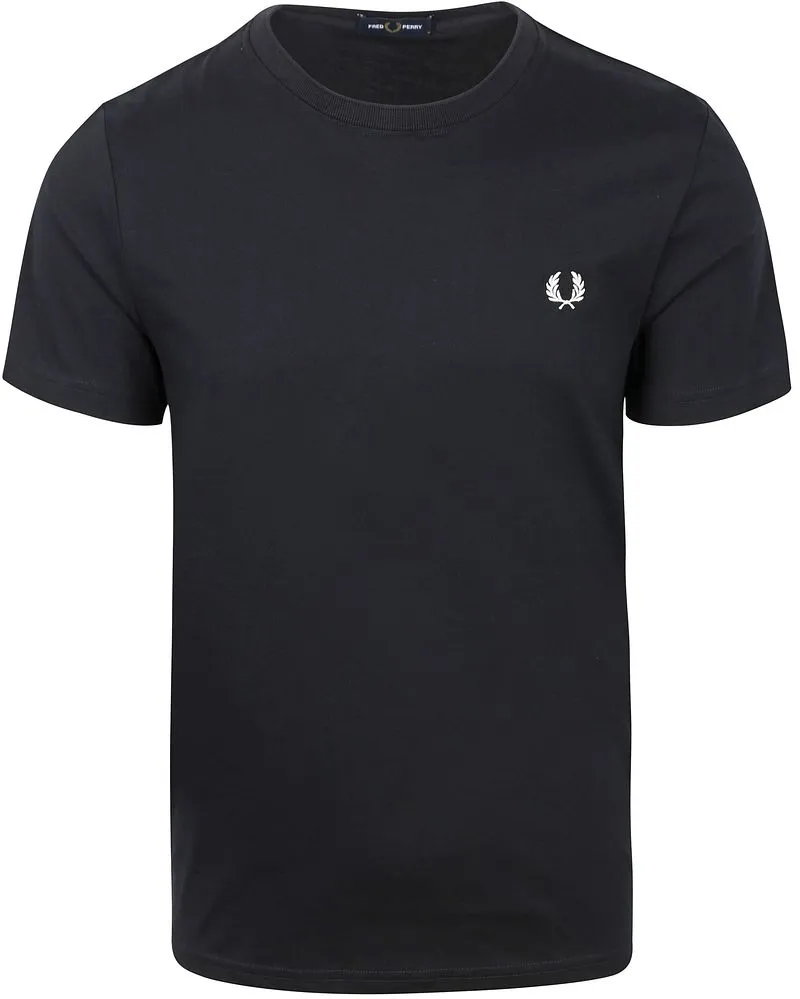 Fred Perry Fred Perry T-Shirt Navy 608 - Größe M, Dunkelblau, – Produktbild 2 von 4
