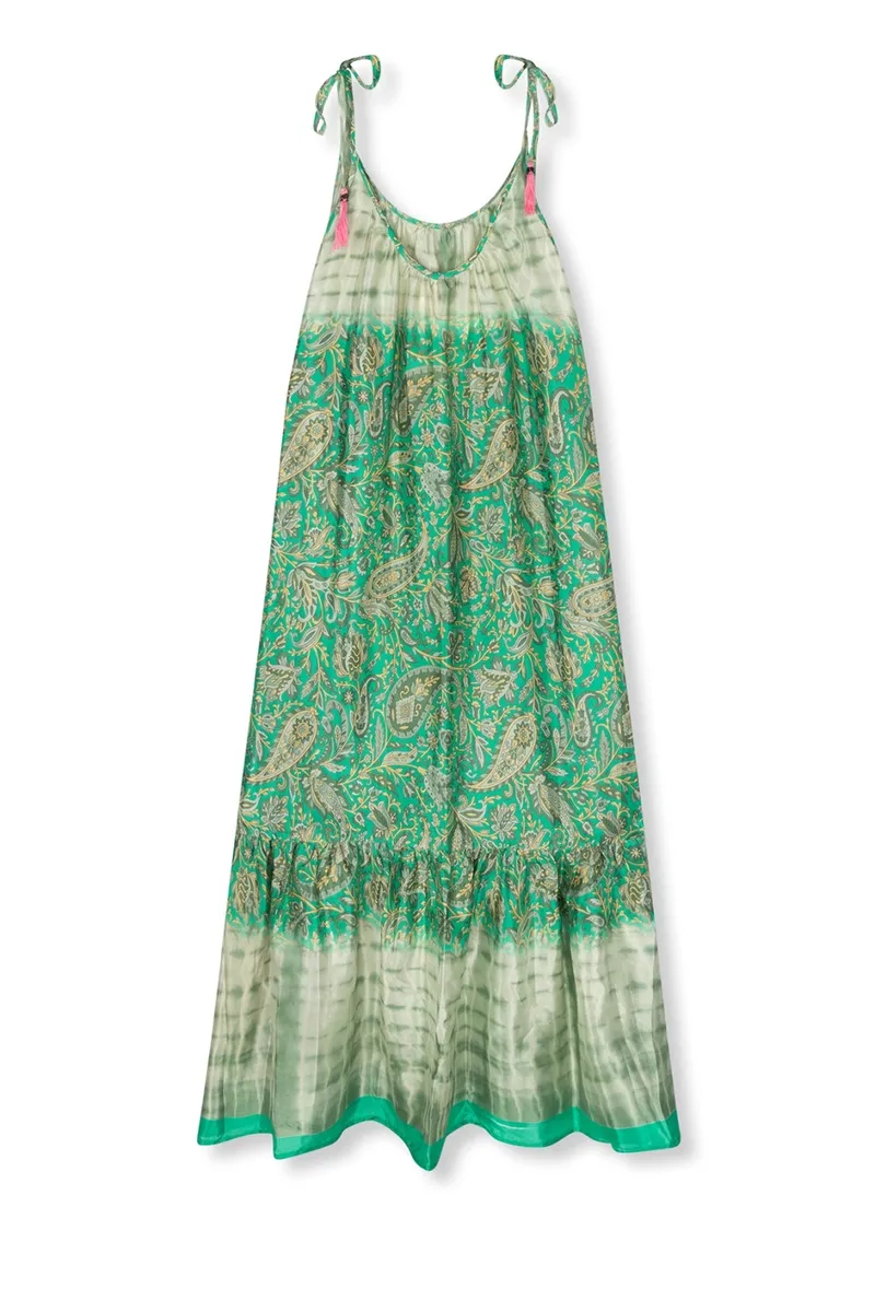 el.résidu el.résidu Damen vegan Kleid Myra, Grün, – Produktbild 2 von 2