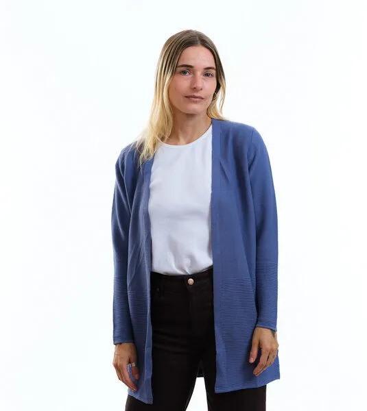 Gary Mash GARY MASH Cardigan Libby aus Feinstrick, Blauviolett (lila), – Produktbild 1 von 4