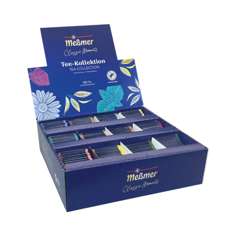 Meßmer Meßmer Classic Moments Tea Collection Box, 12 Sorten à 15 Teebeutel, Teebeutel im Kuvert, 371,25g – Produktbild 1 von 1