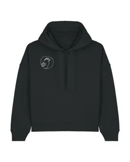 ilovemixapes ilovemixapes Der kleine Spatz – Damen Hoodie in Schwarz – Produktbild 1 von 1